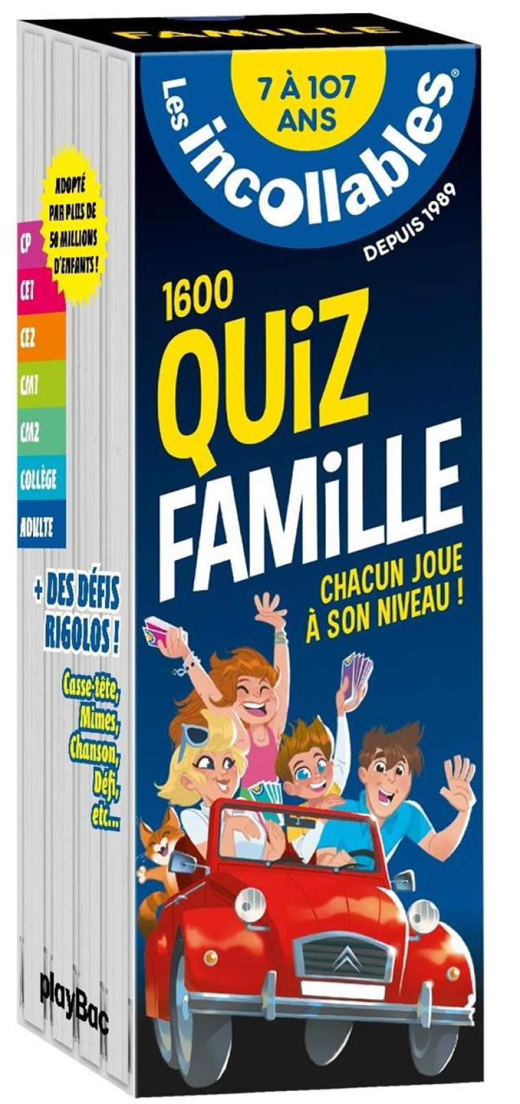 LES INCOLLABLES - QUIZ FAMILLE - 7 A 107 ANS - XXX - PRISMA