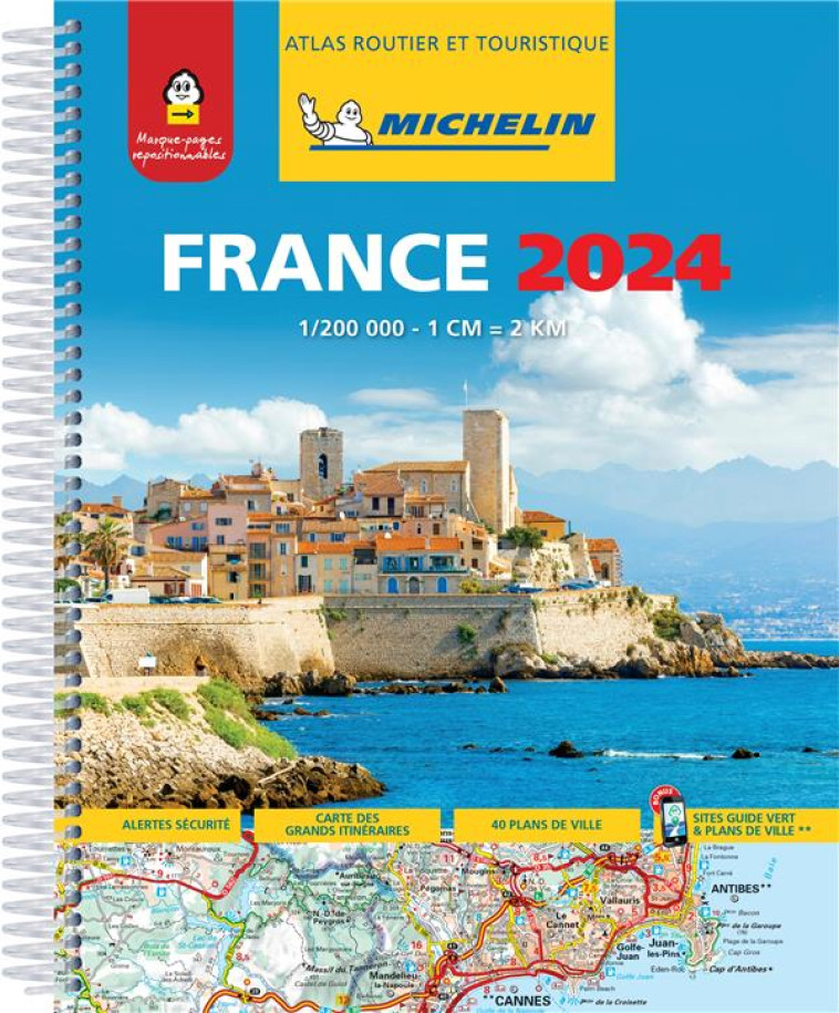 ATLAS ROUTIER FRANCE 2024 MICHELIN (A4 SPIRALE) - XXX - MICHELIN