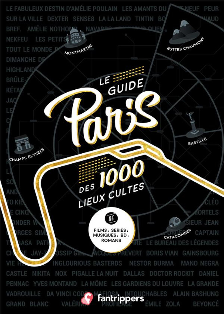 LE GUIDE PARIS DES 1000 LIEUX CULTES DE FILMS, SERIES, MUSIQUES, BD, ROMANS - ALBERT/SCHNEIDER - FANTRIPPERS