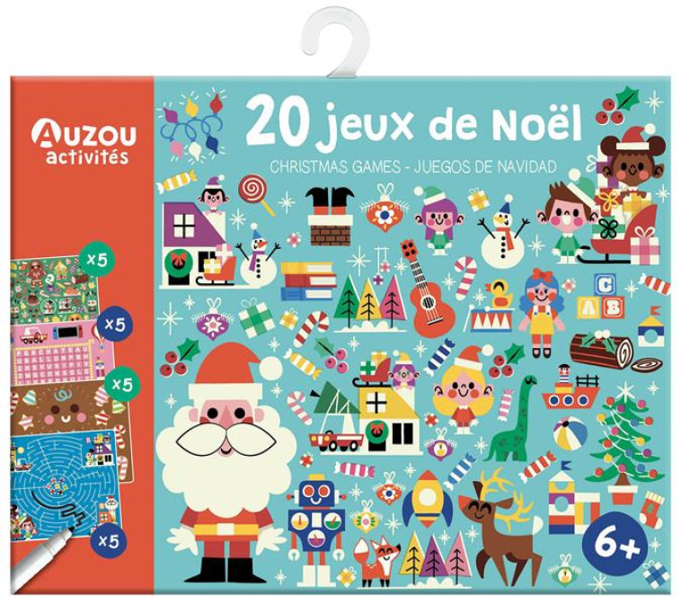 MA POCHETTE DE JEUX - 20 JEUX DE NOEL - PINTACHAN - NC