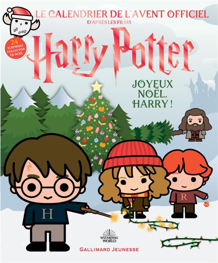 HARRY POTTER - LE CALENDRIER DE L-AVENT OFFICIEL - JOYEUX NOEL, HARRY ! - 24 SURPRISES A DECOUVRIR - COLLECTIF - NC