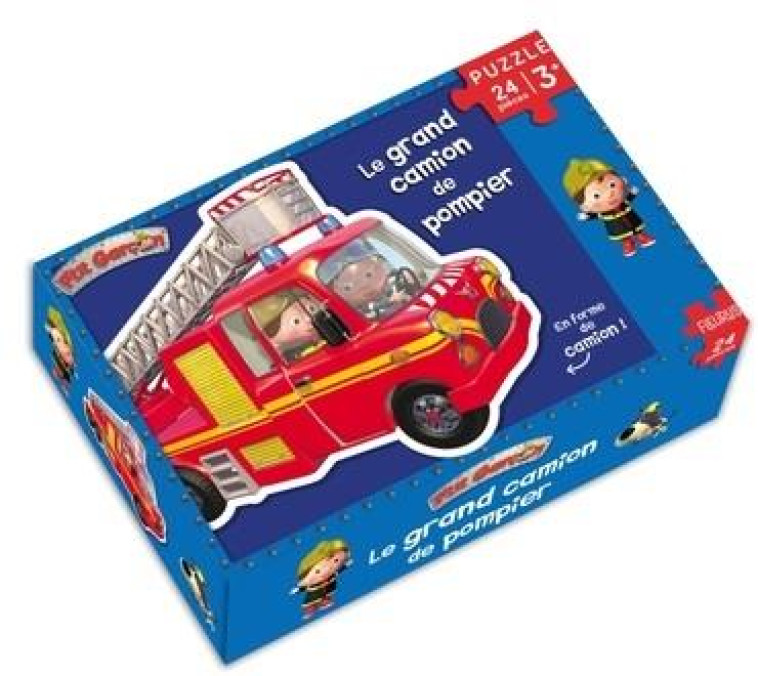 PUZZLE - LE CAMION DE POMPIER DE LEON (24 PIECES) - XXX - NC