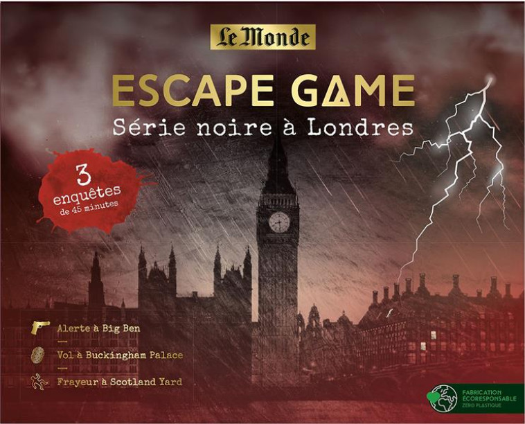 ESCAPE GAME - SERIE NOIRE A LONDRES - COLLECTIF - FEMME ACTUELLE