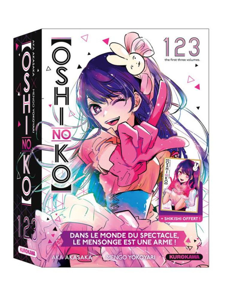 COFFRET OSHI NO KO - TOMES 1-2-3 - AKASAKA AKA - KUROKAWA