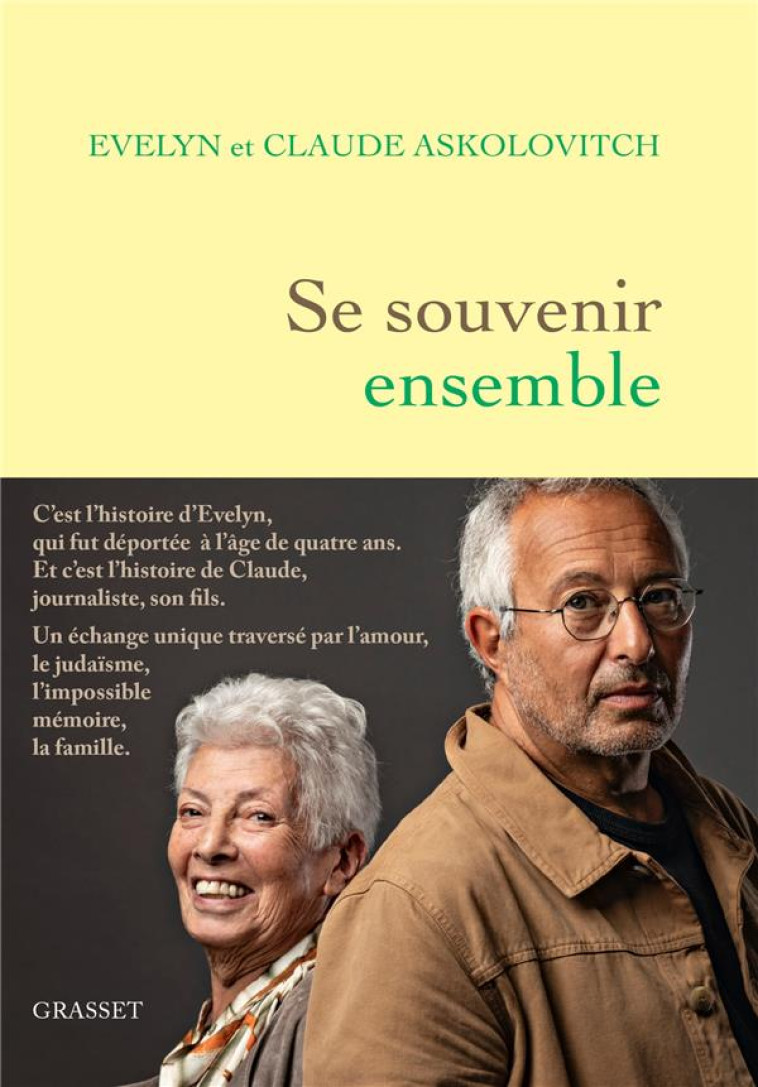 SE SOUVENIR ENSEMBLE - RECIT - ASKOLOVITCH - GRASSET