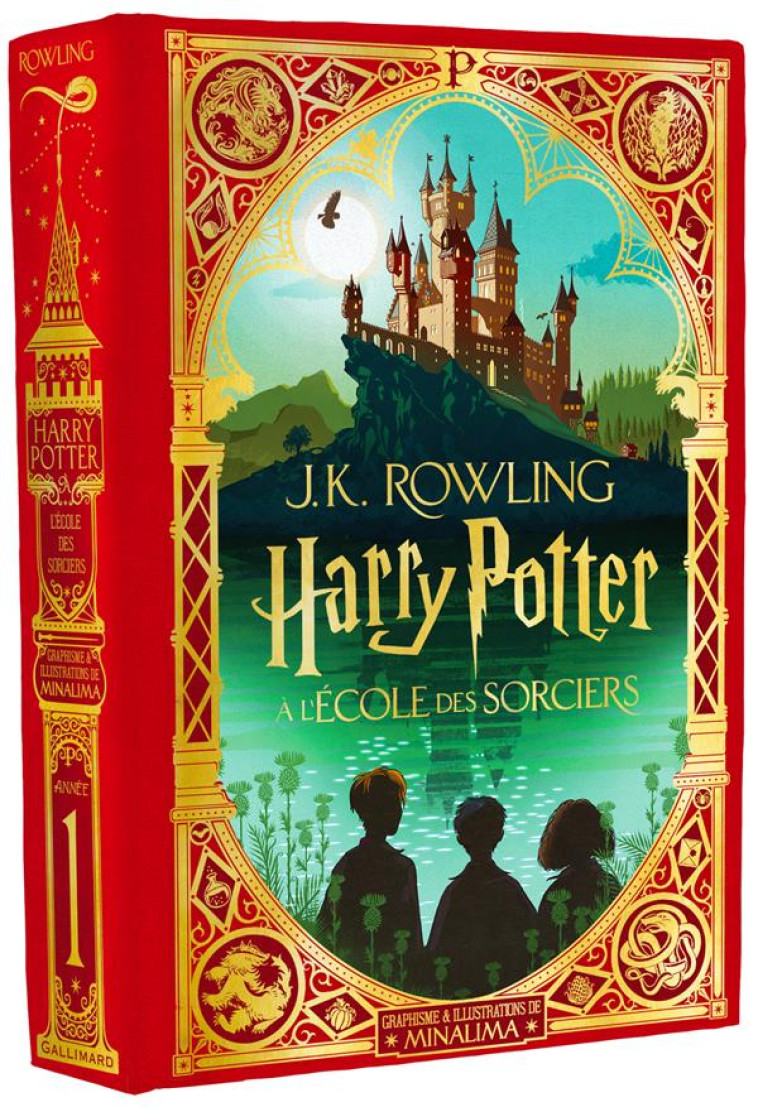 HARRY POTTER - I - HARRY POTTER A L-ECOLE DES SORCIERS - ROWLING/MINALIMA - GALLIMARD