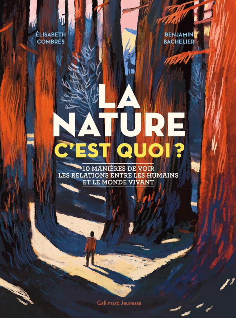 LA NATURE C-EST QUOI ? - 10 MANIERES DE VOIR LES RELATIONS ENTRE LES HUMAINS ET LE MONDE VIVANT -  ELISABETH COMBRES - GALLIMARD JEUNE