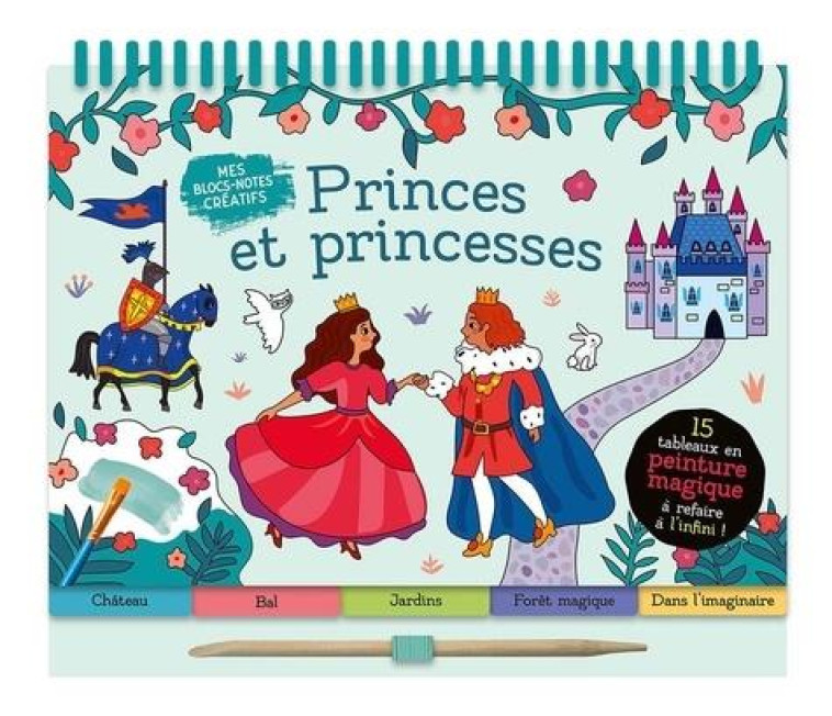 MES BLOCS-NOTES CREATIFS - PRINCES ET PRINCESSES - ENRIGHT AMANDA - PHILIPPE AUZOU