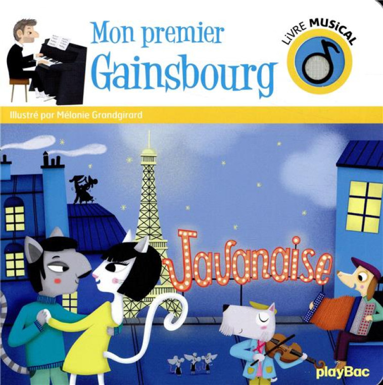 LIVRE MUSICAL - MON PREMIER GAINSBOURG - AUDIO - GRANDGIRARD MELANIE - PRISMA