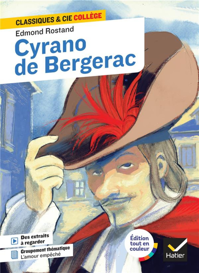 CYRANO DE BERGERAC - AVEC UN GROUPEMENT THEMATIQUE  SCENES DE BALCON  OU L-AMOUR EMPECHE - ROSTAND - HATIER SCOLAIRE