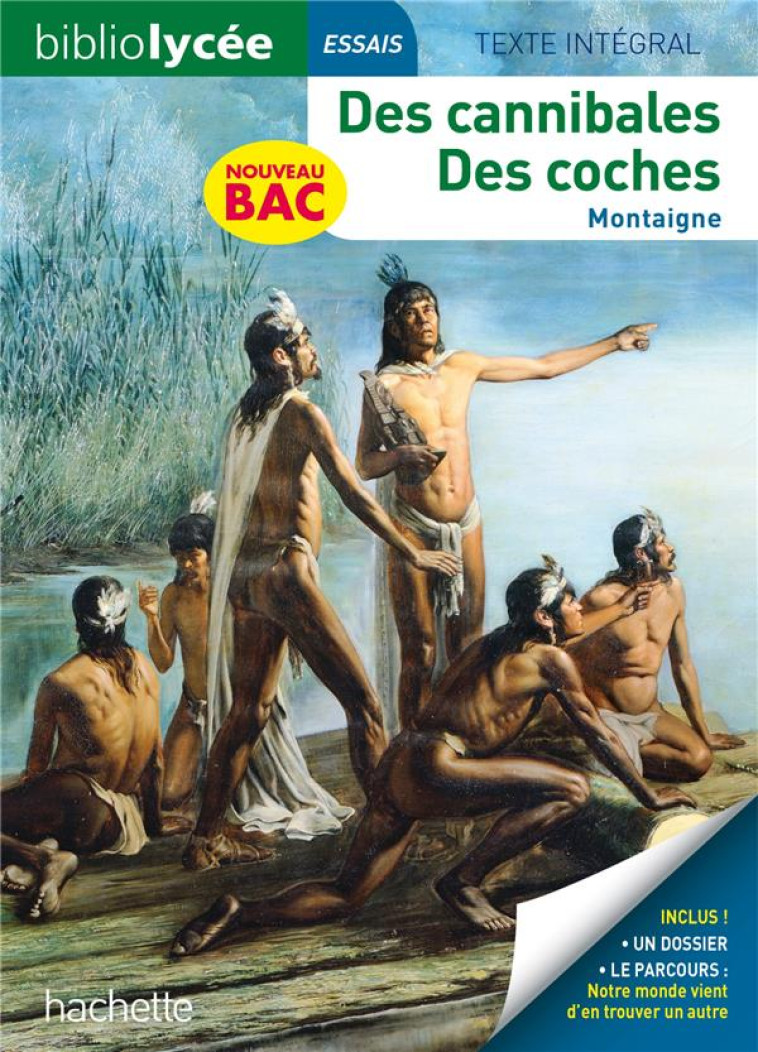 BIBLIOLYCEE - DES CANNIBALES / DES COCHES, MONTAIGNE - TEPER/MONTAIGNE - HACHETTE