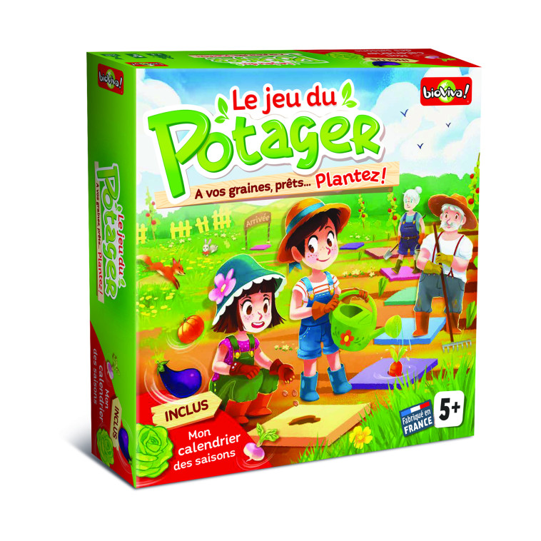 LE JEU DU POTAGER -  BIOVIVA EDITIONS - BIOVIVA