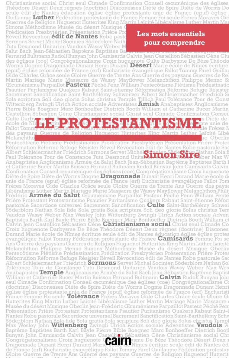 Les mots essentiels pour comprendre le Protestantisme - Simon Sire - CAIRN