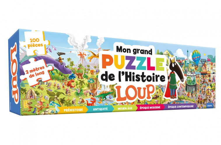 MON GRAND PUZZLE DE L'HISTOIRE LOUP - Orianne Lallemand, Éléonore THUILLIER - AUZOU