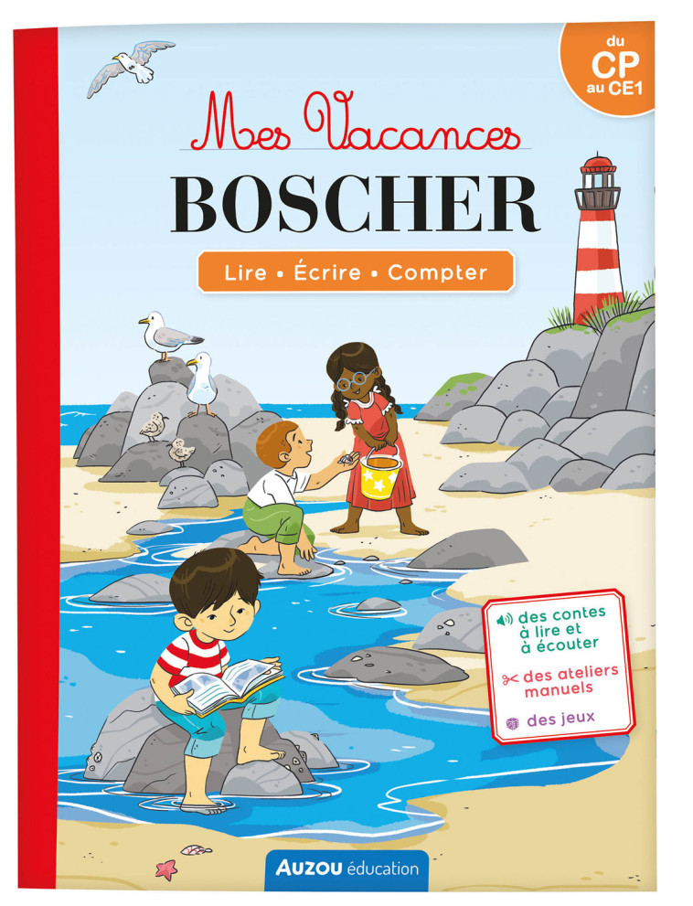 MES VACANCES BOSCHER - DU CP AU CE1 - CAHIER DE VACANCES 2024 - Eric Montigny, Séverine Cordier, Eléonore Della Malva - AUZOU