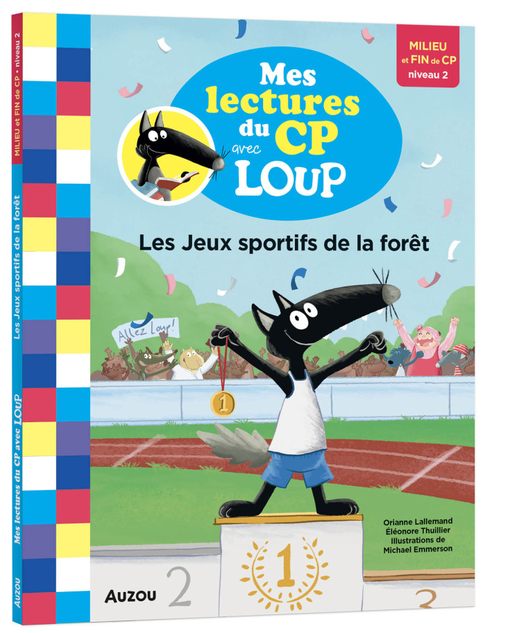 MES LECTURES DU CP AVEC LOUP - LES JEUX SPORTIFS DE LA FORÊT - Orianne Lallemand, Éléonore THUILLIER, Michael EMMERSON - AUZOU