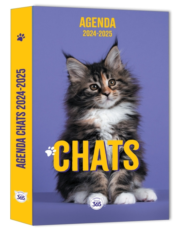 Agenda scolaire 2024-2025 Chats - XXX - 365 PARIS