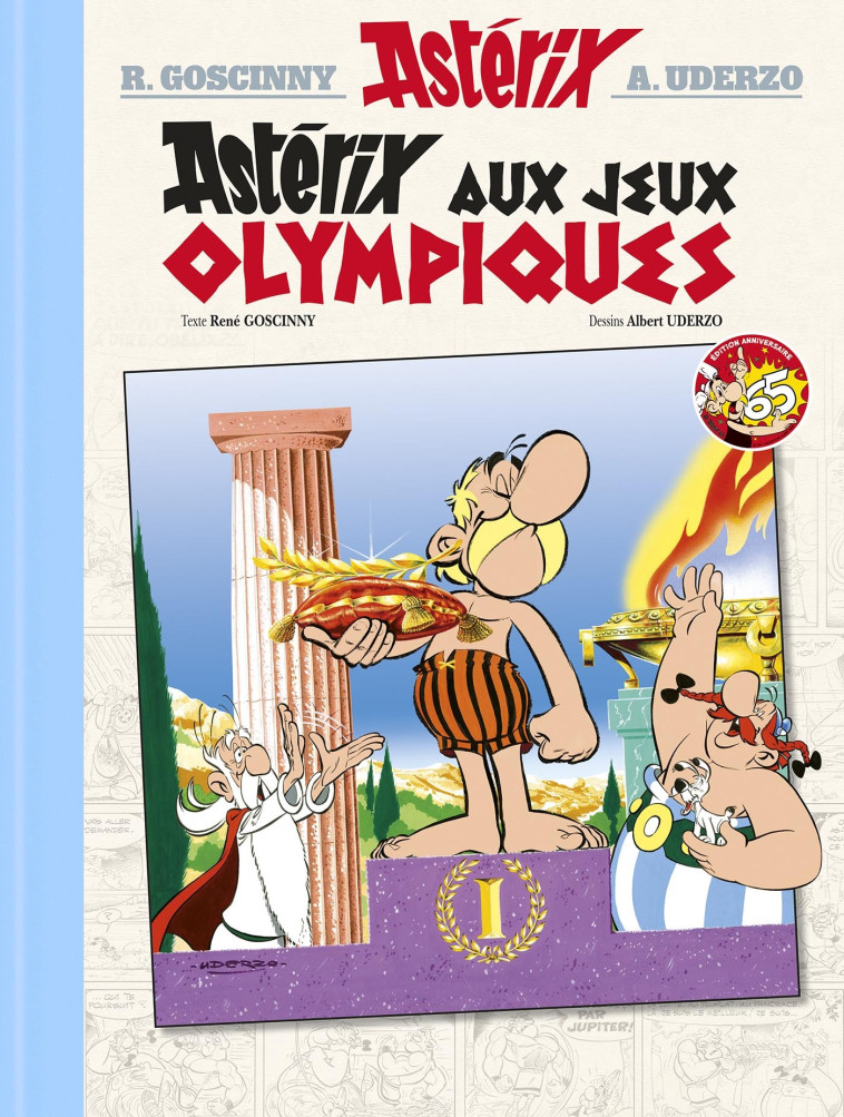 Astérix aux jeux Olympiques n°12 - édition luxe - 65 ans Astérix - René Goscinny - HACHETTE