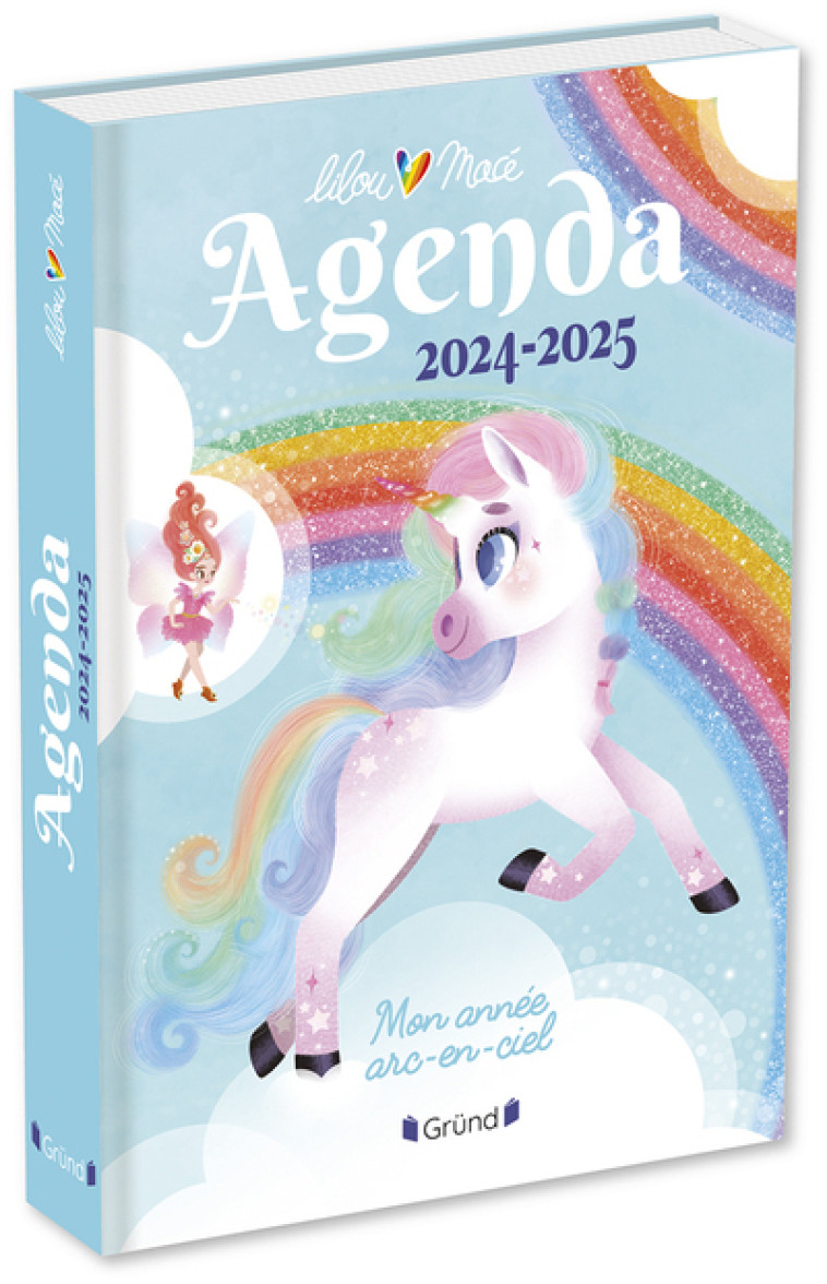 Agenda Lilou la licorne 2024-2025 - Lilou Macé, Marie-Rose Boisson - GRUND