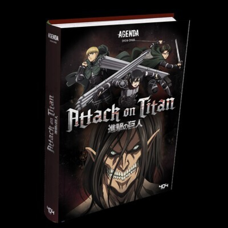 Agenda Attack on Titans 2024-2025 - Kodansha Kodansha, Hajime Isayama - 404 EDITIONS