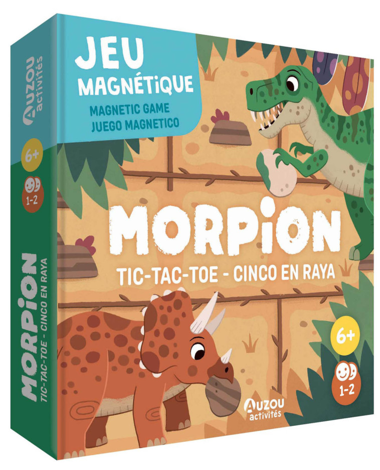 JEU MAGNÉTIQUE - MORPION - Victor Medina - AUZOU