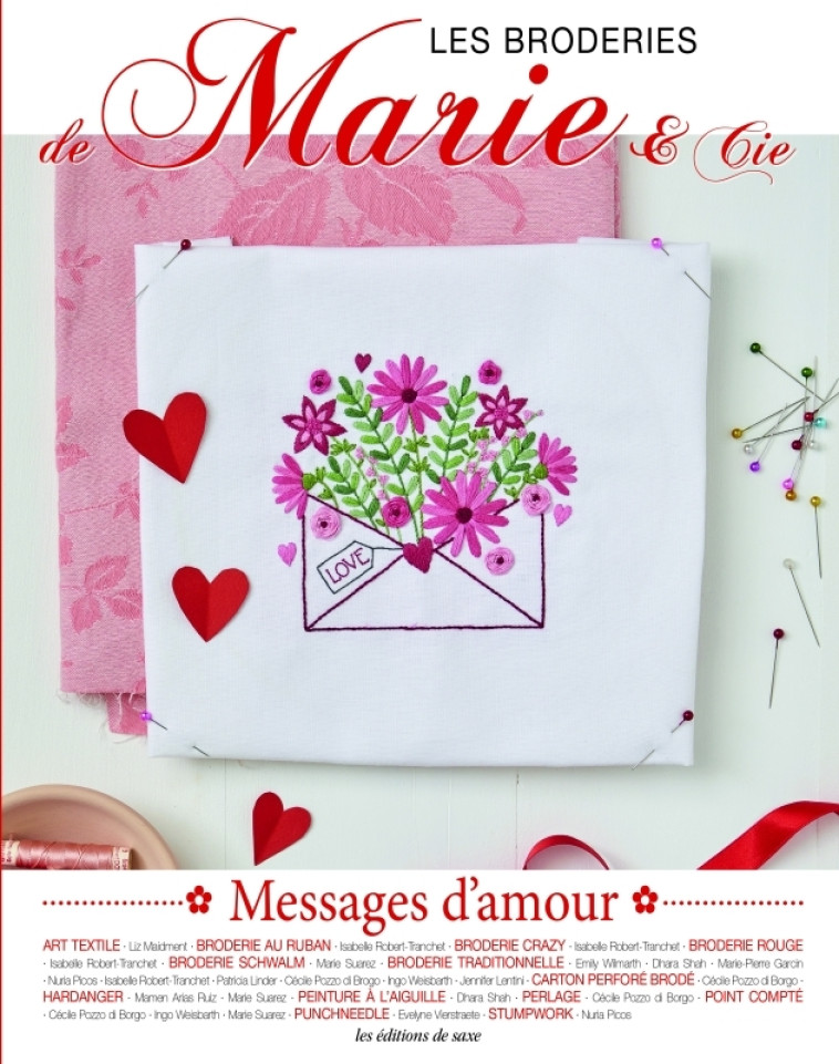 Messages d'amour, tome 23. Les broderie de Marie & Cie - uvre collective uvre collective - DE SAXE