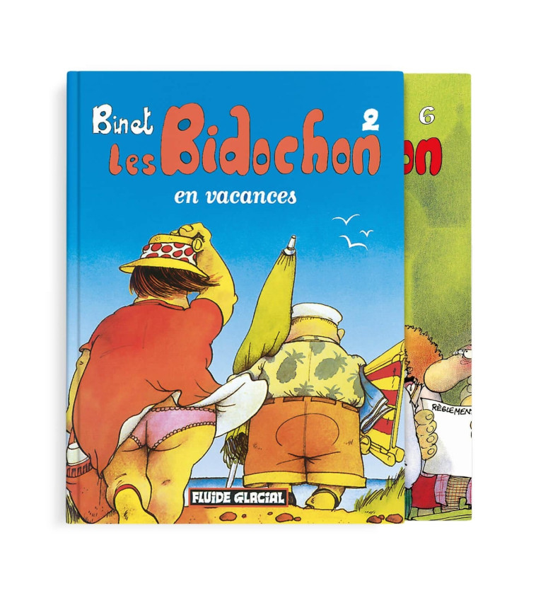 Les Bidochon - Pack 1+1 - Tomes 02 et 06 - Les Vacances - BINET BINET - FLUIDE GLACIAL