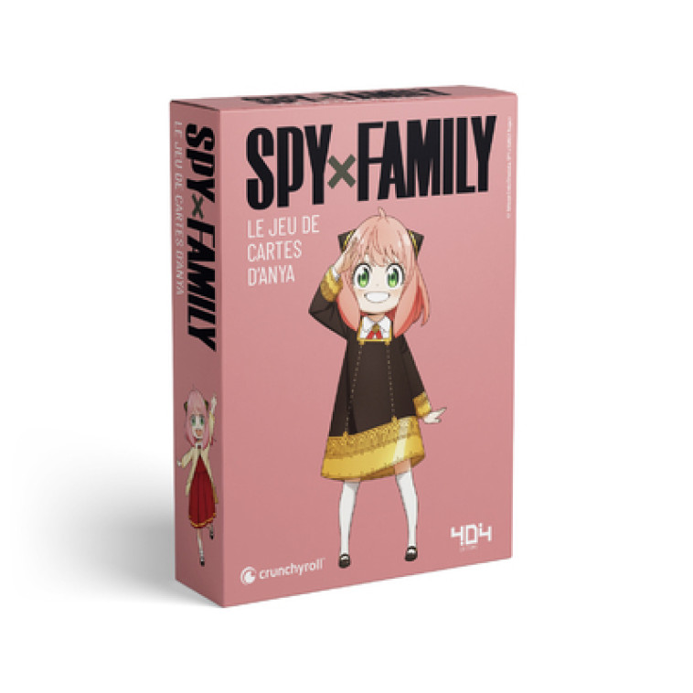 Jeu de cartes Spy x Family - spécial Anya - CRUNCHYROLL CRUNCHYROLL - 404 EDITIONS