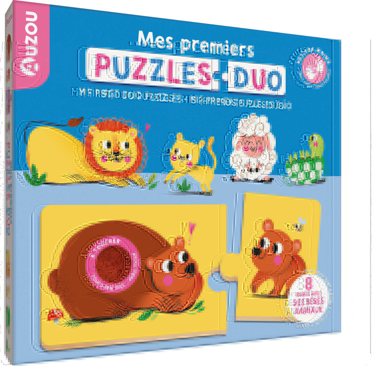 MES PREMIERS PUZZLE DUO À TOUCHER - Hajdu Édita - AUZOU