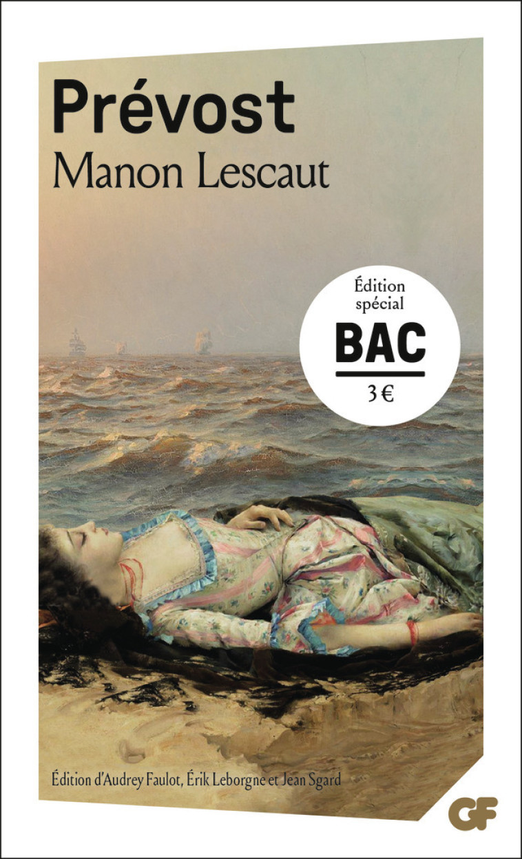 Manon Lescaut - Bac 2024 - Prévost Abbé, Faulot Audrey, Sgard Jean, Leborgne Érik - FLAMMARION