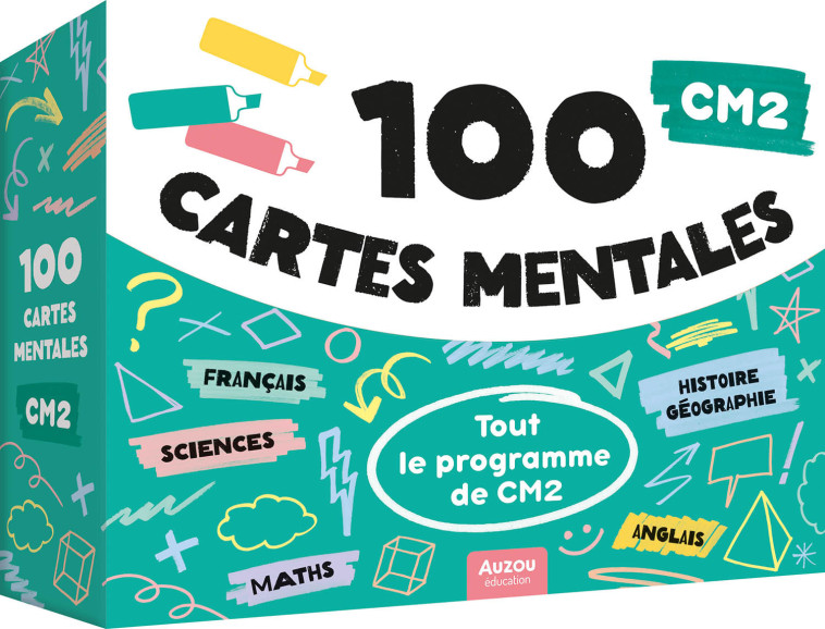 100 CARTES MENTALES - TOUT LE PROGRAMME DE CM2 - Au coeur de ma class Au coeur de ma class, Cléo Germain Cléo Germain, Au coeur de ma class , Cléo Germain  - AUZOU