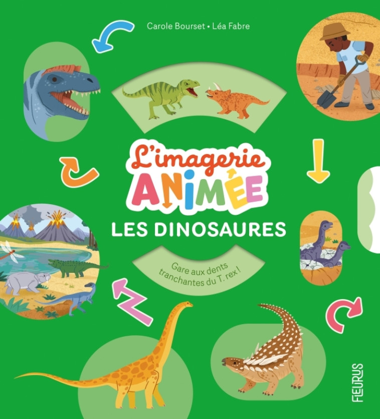 Les dinosaures - Bourset Carole, Fabre Léa - FLEURUS