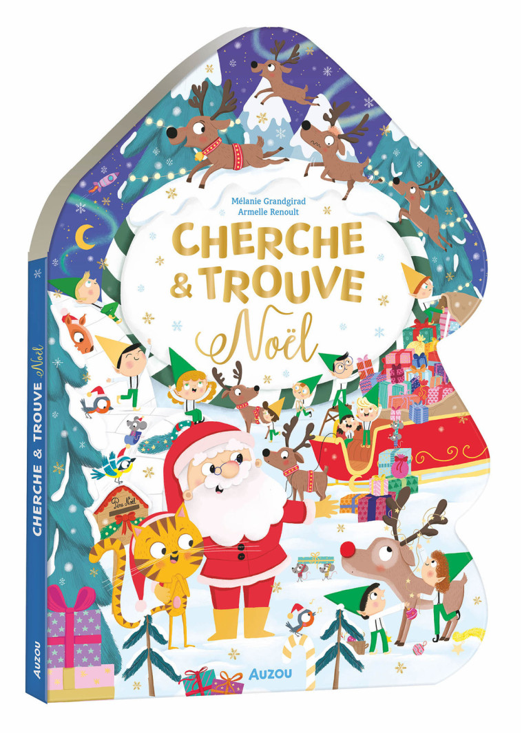 CHERCHE ET TROUVE NOËL - Armelle Renoult, Mélanie Grandgirard - AUZOU