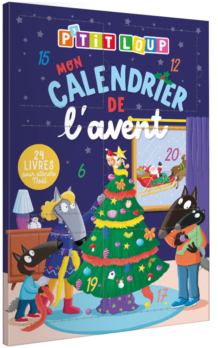 P'TIT LOUP - MON CALENDRIER DE L'AVENT 2024 - XXX - AUZOU