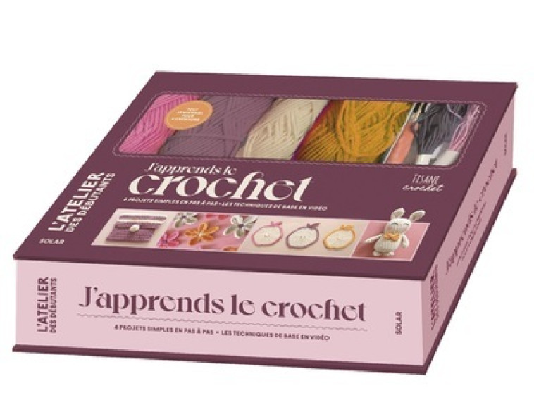 Coffret j'apprends le crochet - Tisane Crochet Tisane Crochet,  Tisane Crochet - SOLAR