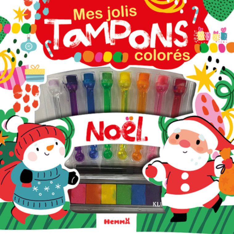 Mes jolis tampons colorés - Noël - Collectif Collectif,  Collectif - HEMMA