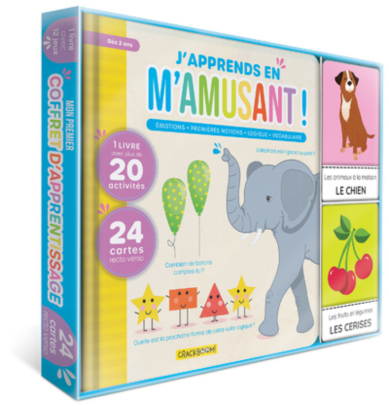 J'apprends en m'amusant ! - Corinne Delporte, Annie Sechao, Karina Dupuis - CRACKBOOM