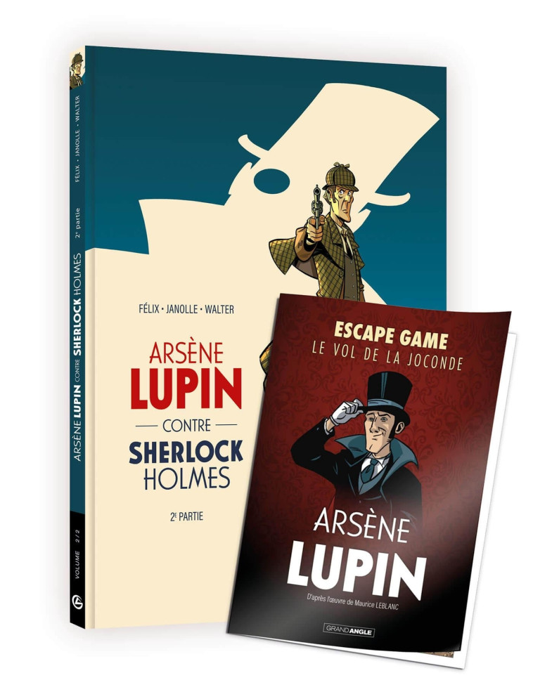 Arsène Lupin contre Sherlock Holmes  - vol. 02/2 + escape game offert - Alain Janolle, Jérôme FELIX - BAMBOO