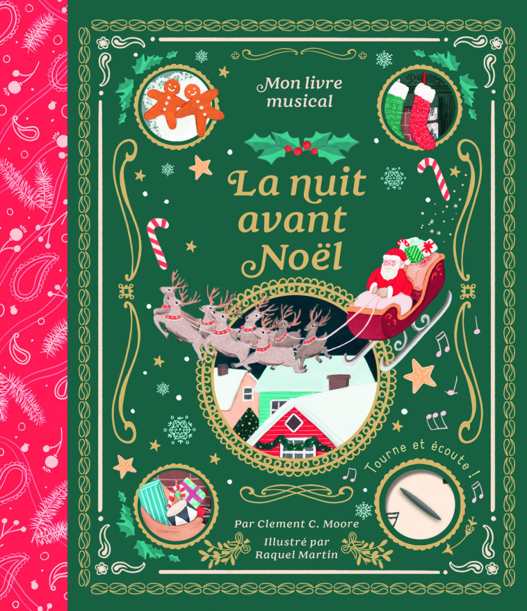 MON LIVRE MUSICAL - LA NUIT AVANT NOËL - Raquel Martin - 1 2 3 SOLEIL