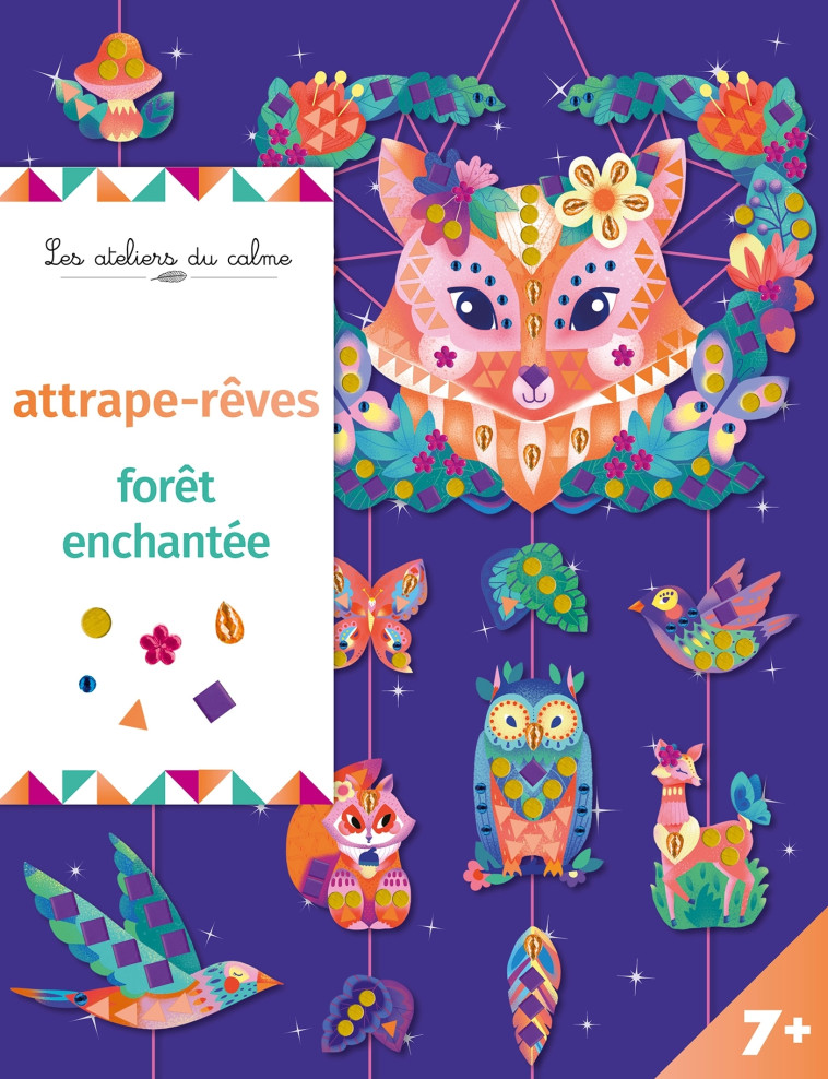 Attrape-rêves forêt enchantée - pochette avec accessoires - CINZIA SILEO - DEUX COQS D OR