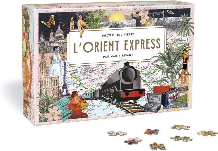 Puzzle L'orient express - Maria Rivans - HACHETTE PRAT