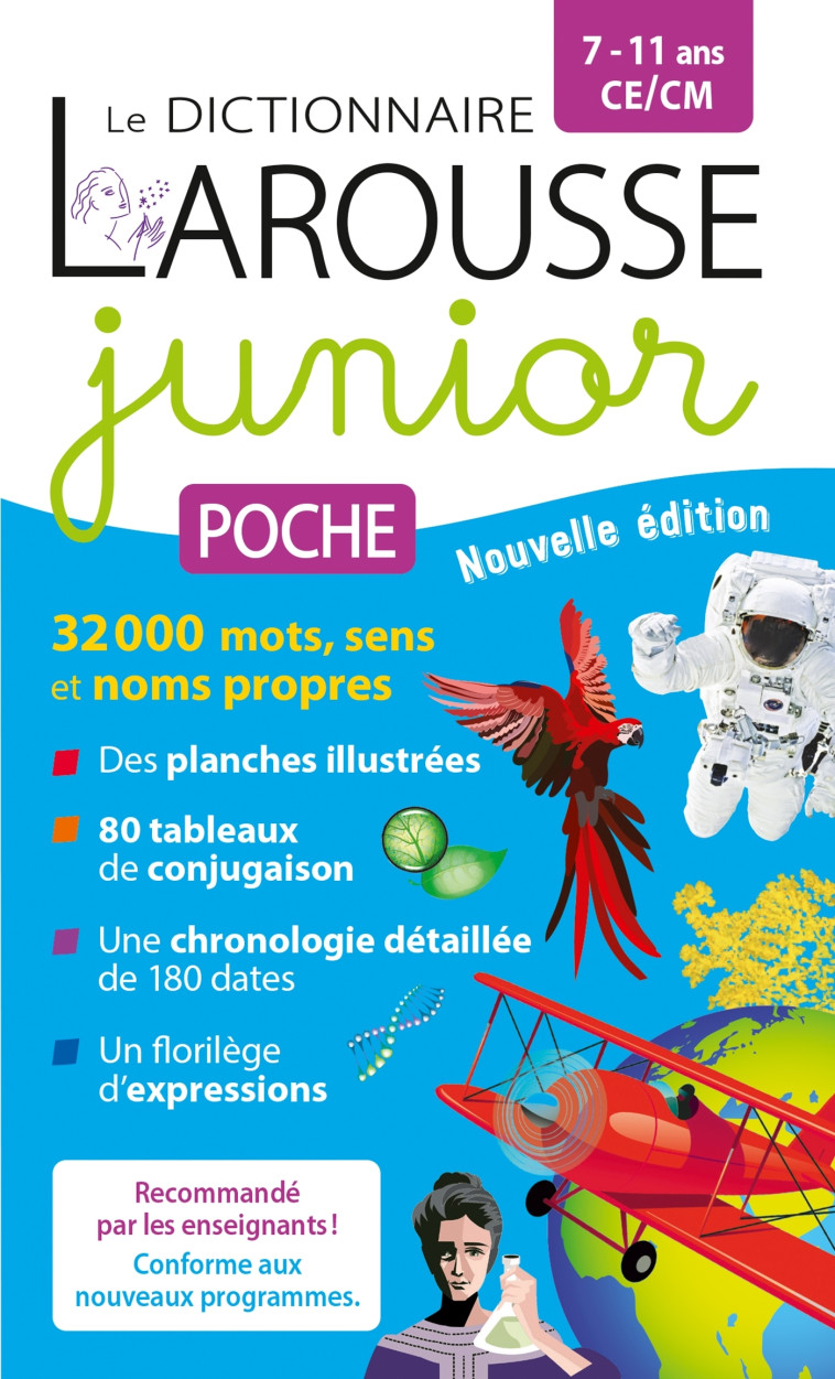 Le dictionnaire Larousse Junior poche - 7/11 ans - CE/CM -  Collectif - LAROUSSE