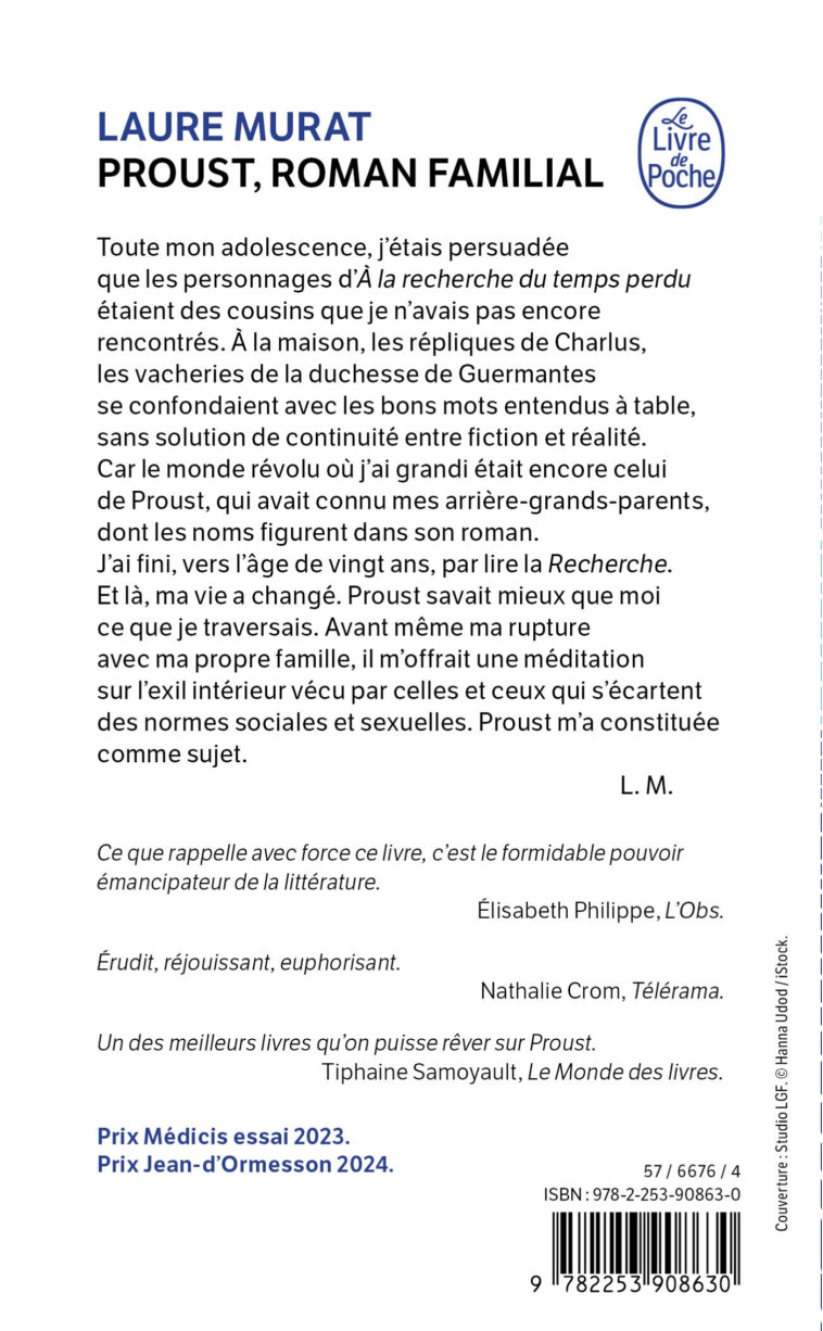 Proust, roman familial - Laure Murat - LGF