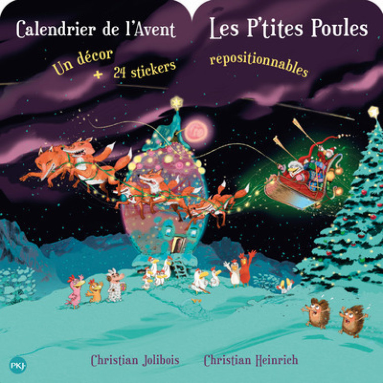 Calendrier de l'Avent Les P'tites Poules - Christian Jolibois - POCKET JEUNESSE