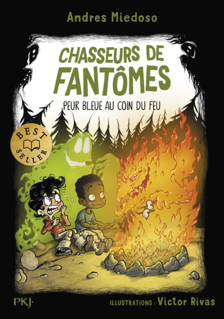 Chasseurs de fantômes - Tome 08 Peur bleue au coin du feu - Andres Miedoso - POCKET JEUNESSE