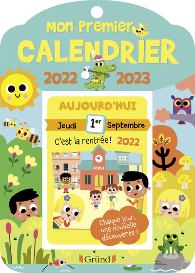 Mon premier calendrier 2022-2023 - Marion Zoubenko - GRUND