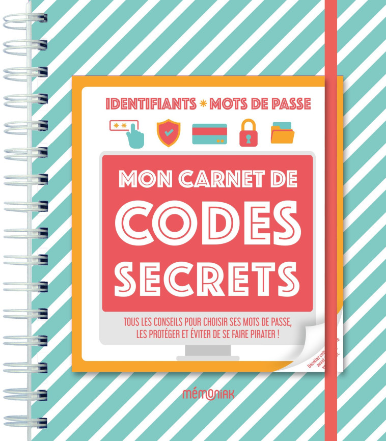 Mon carnet de codes secrets Mémoniak 2021 -  Editions 365 - 365 PARIS