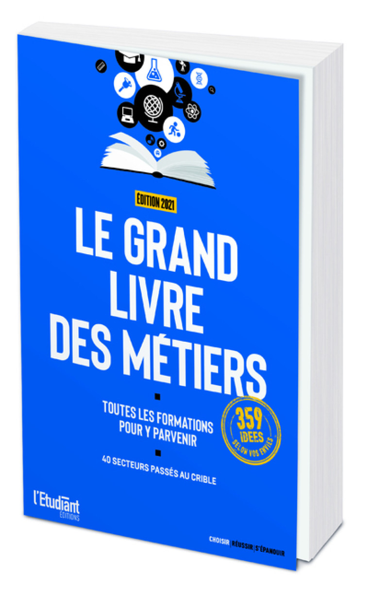 Le grand livre des métiers - Edition 2021 -  Collectif - L ETUDIANT