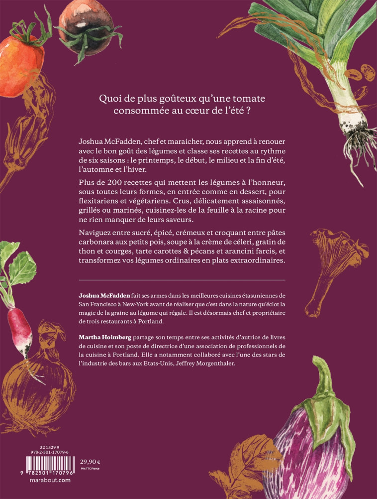 Six saisons en cuisine - Joshua McFadden - MARABOUT