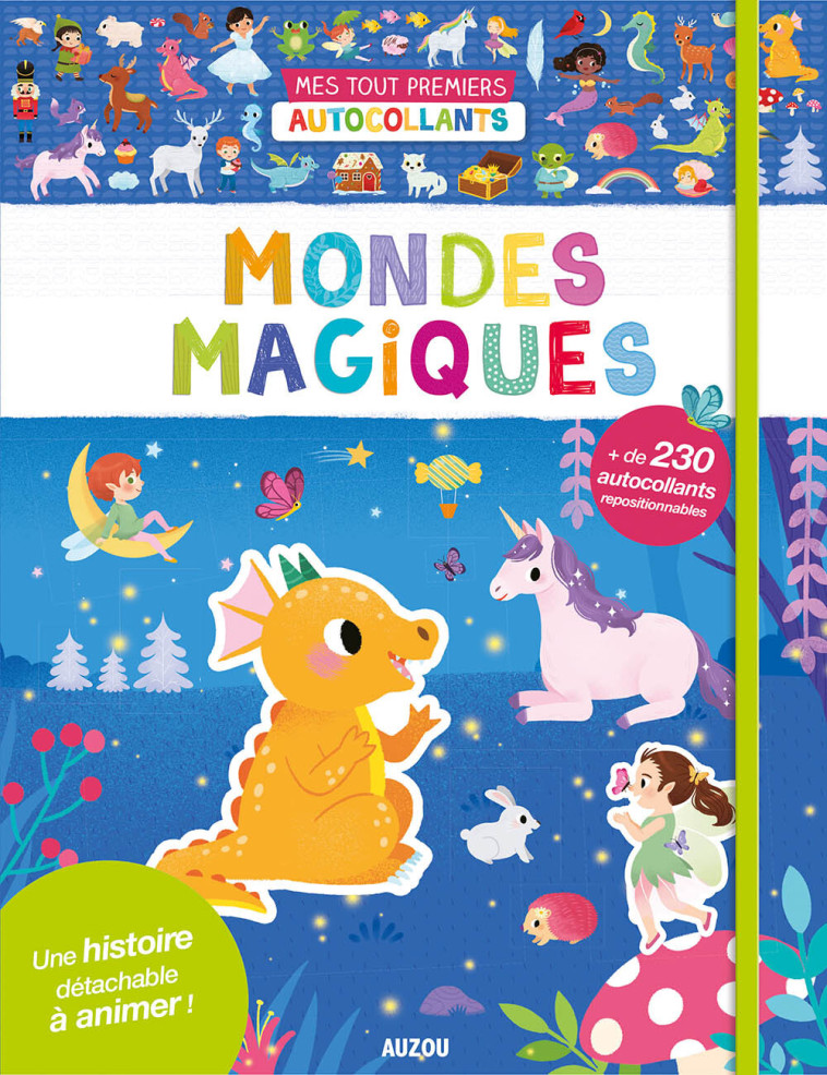 MES TOUT PREMIERS AUTOCOLLANTS - MONDES MAGIQUES - Yi-Hsuan WU - AUZOU